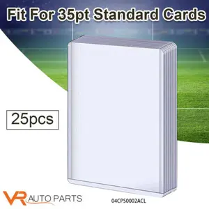 CROSSDESIGN Hard Plastic Baseball Trading Card Topload Holders standard 35pt 1.5MM