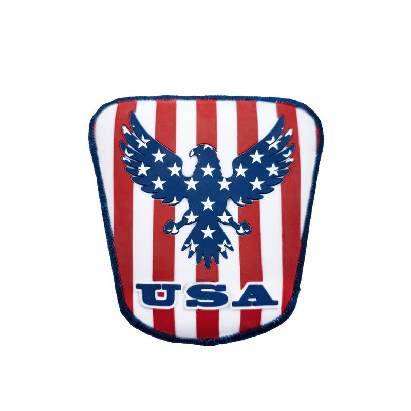 Shoe Lace Clip-On Charm - USA Flag Eagle Design (1 Piece) - One Size