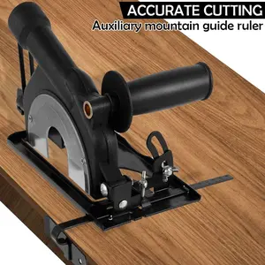 Upgraded Angle Grinder Cutting Stand with Three 115 Saw Blades, Adjustable Manual Conversion Tool for Woodworking, Professional Cutter, Power Tools