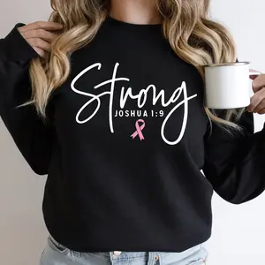 Breast Cancer Survivor Tee Breast Cancer Sweatshirt Faith Sweatshirt Christian Apparel Breast Cancer Awareness Sweatshirt Cancer Gift Comfort Cotton Tops