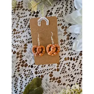 Salted Pretzel Earring