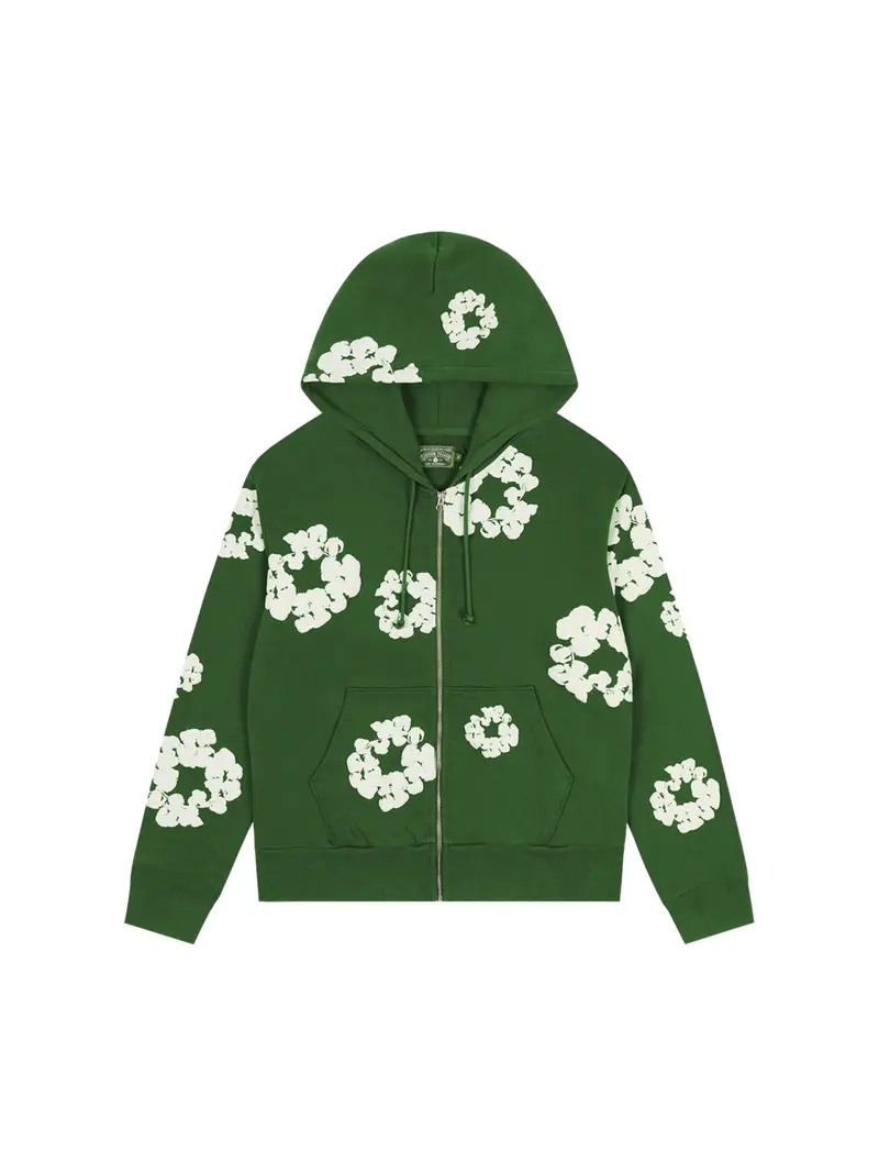 cropped denim tears hoodie - TikTok Shop
