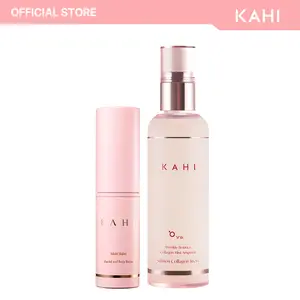 KAHI Dewy Glow Essentials Set - Wrinkle Bounce Multi Balm Stick + Fine Line Bounce Collagen Serum Facial Mist Ampoule