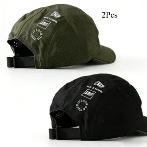 Men Women Spring Summer Outdoor Sports Breathable Quick-Dry Baseball Cap, Camping Hiking Casual Versatile Thin Short Brim Hat