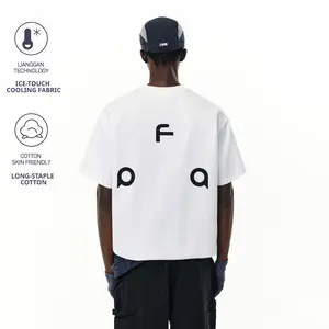 FPA Cooling Oversized T‑Shirt – Minimalist Logo Crewneck, Breathable Cotton Tee, Summer Everyday Essential, Casual Tshirt, cotton graphic tees,summer graphic tees