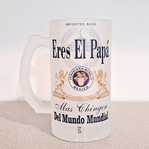 16oz frosted mug