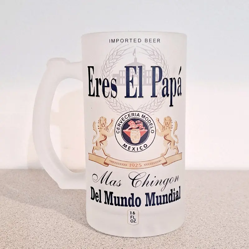 16oz frosted mug