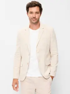 Old Navy Men's Relaxed Unlined Linen-Blend Blazer