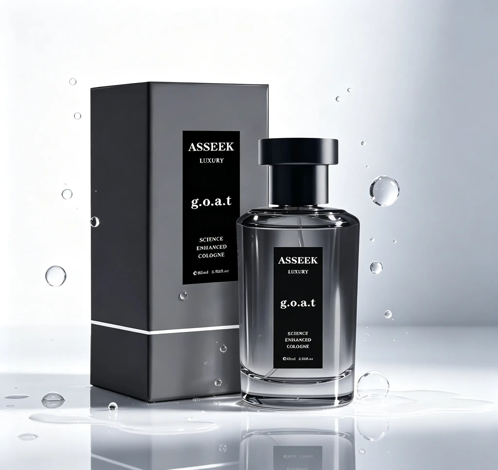 ASSEEK Midnight Marine Man Eau de Parfum 80ml (2.71oz), Intense Long Lasting Men’s Cologne, Captivating Ocean Woody Amber Masculine Fragrance, Premium Gift for Men