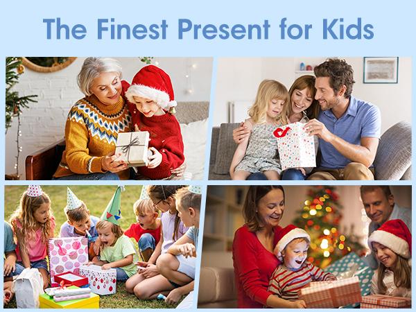 【Kids Love It!】3-Wheel Electric Scooter for Kids Ages 3-8, Electric Kick Scooter with 2 Speed Settings, Long Battery Life, Bluetooth Speaker, Flashing LED Wheels, Lightweight & Stable for Boys Girls