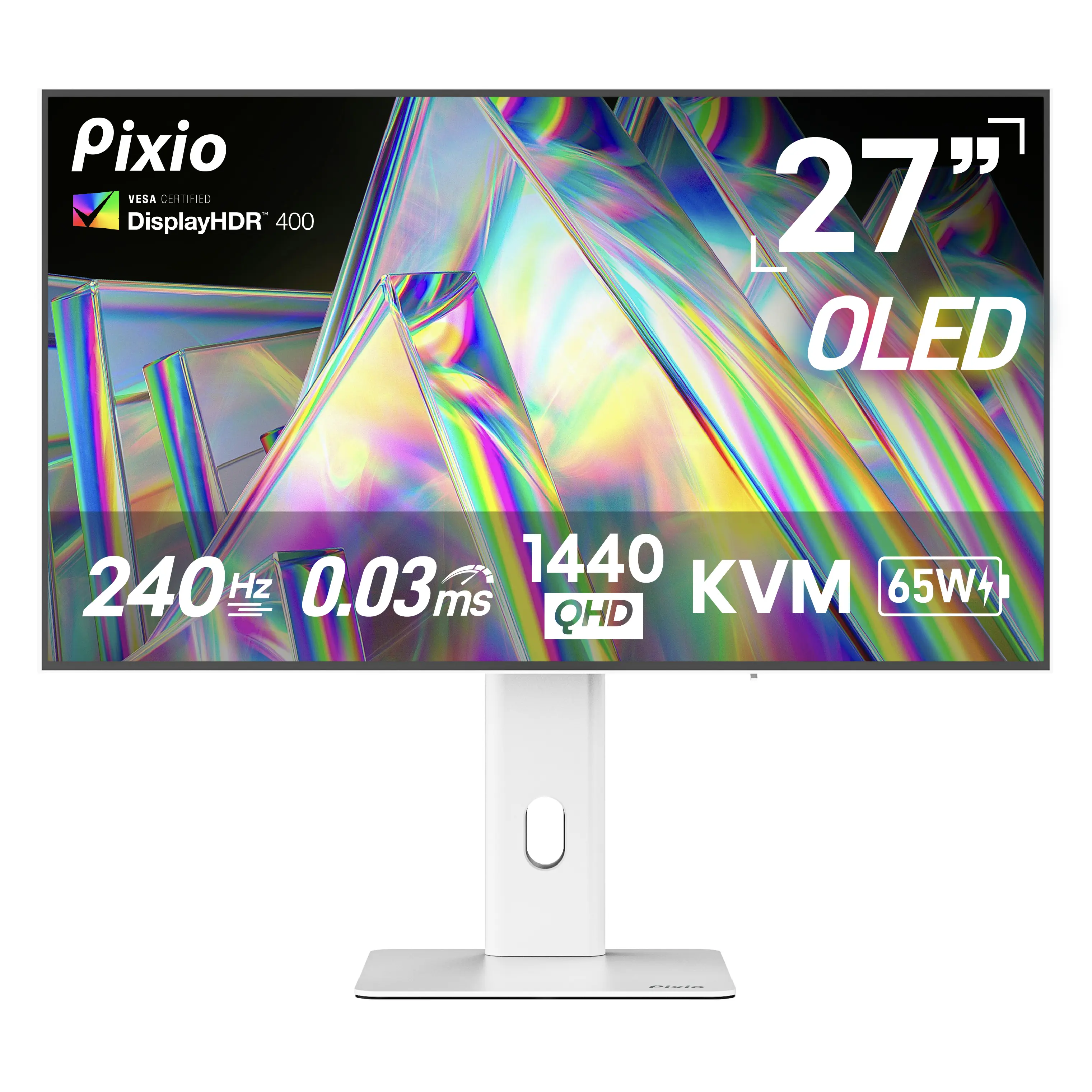 Pixio PX277 OLED Max V2 27 inch 240Hz Refresh Rate QHD Wide 1440p