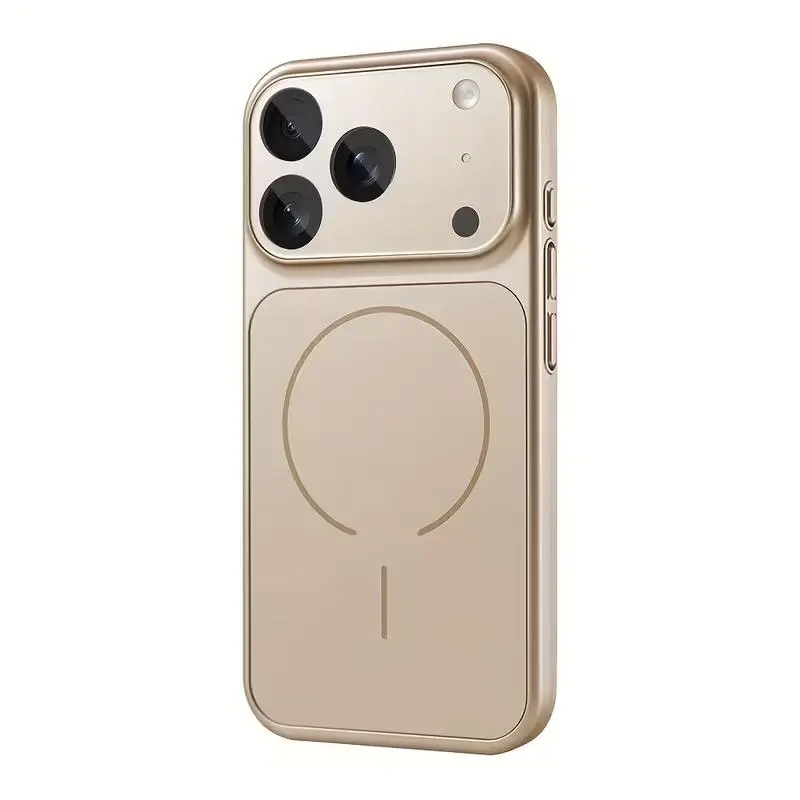 Magnetic Matte Shockproof Phone Case — Compatible with the iPhone 17 Pro / 16 Pro Max Series. Features an ultra-slim, full-coverage hard-shell design with a unisex, tech-inspired aesthetic; also compatible with the iPhone 15 / 14 Series. A shock-resistant