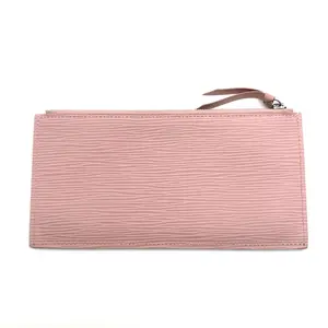 Pre-owned Louis Vuitton Leather Clutches & Wristlets Rose Ballerine Epi Felicie Zip Pouch Insert