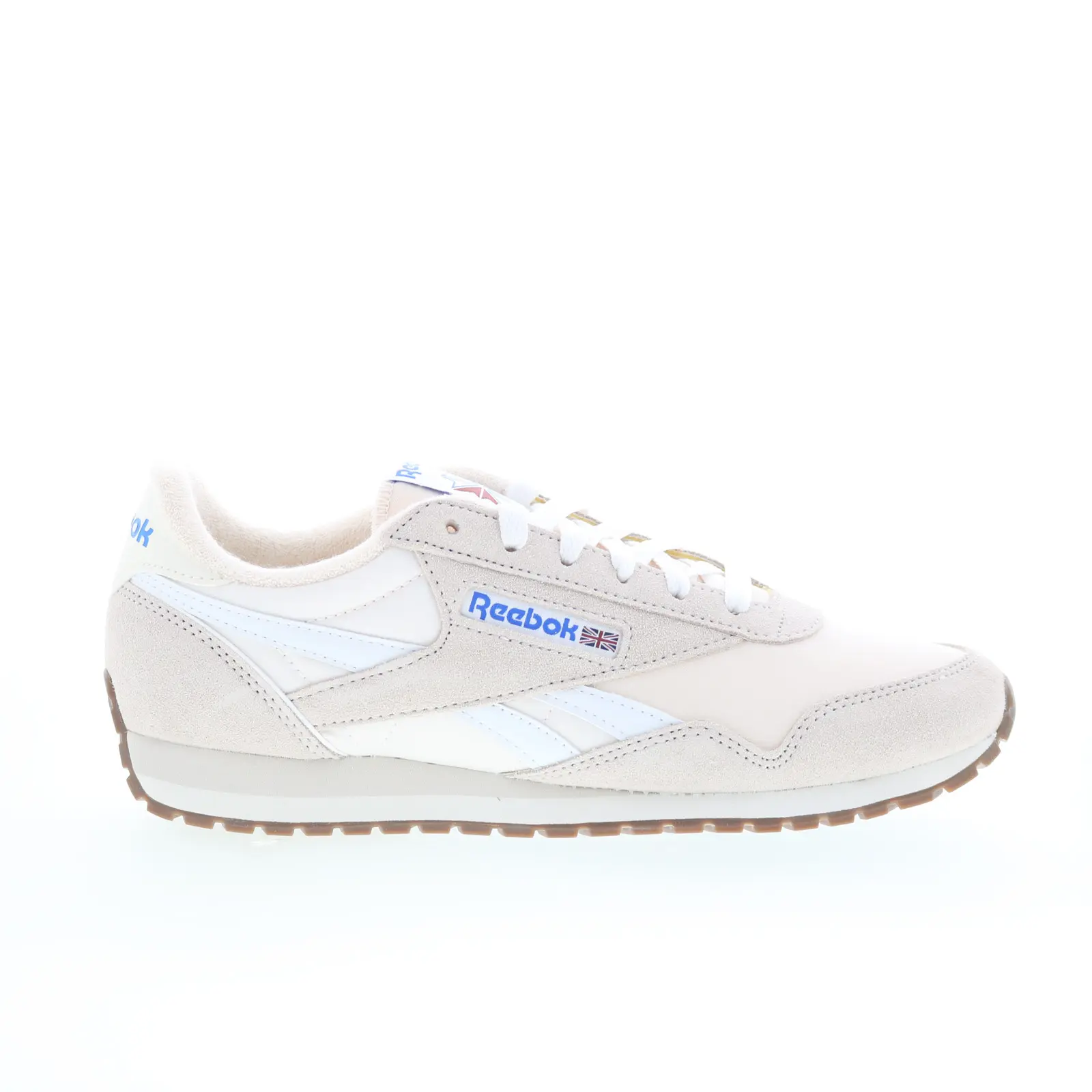 Reebok Classic AZ Mens White Suede Lace Up Lifestyle Sneakers Shoes