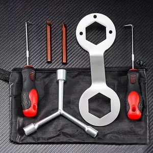 1Set Washing Machine Repair Hand Tool Kit, Heavy Duty Tub Spring Expansion Plier & Wrench Set