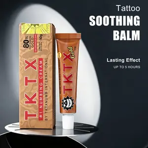 80% Extra Strength Tattoo Numbing Cream, Fast Acting Long Lasting Pain Relief with Post-Tattoo Aftercare, for Tattoos & Cosmetic Procedures, Nearly Painless Tattoo Experience