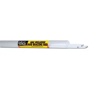 Kdar  0.12 x 18 in. Flux Coated Bronze Brazing Rod - Pack of 6