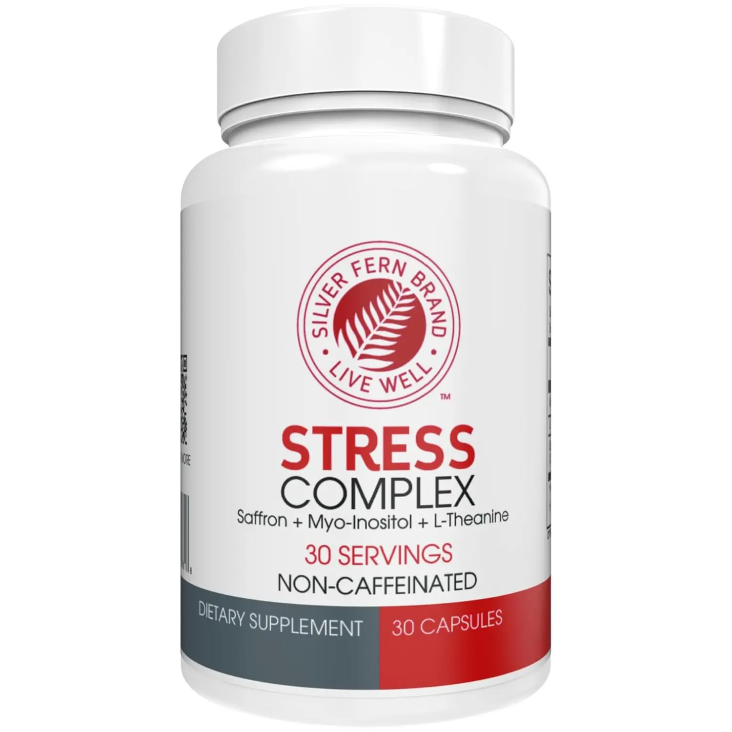 Stress Relief Supplement Natural Stress Support with Saffron L Theanine Myo Inositol Caffeine Free Mood Support
