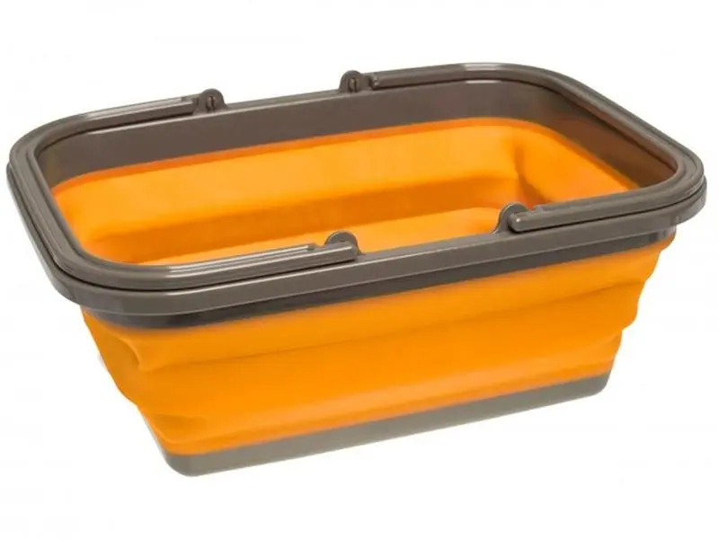 212 MAIN Ultimate Survival Technologies FlexWare Sink 2.0, 16L, Orange, Foldable Size, Collapsible, Compact Form, Space Saver for Camping & Hiking Kitchen Use