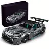 HEGOAI 1:14 MOC Custom Race Car Building Kit, DIY Assembling Brick Set, MOC Blocks Set for Hobby Enthusiasts, Model Car Kits Gift for Boys & Adults