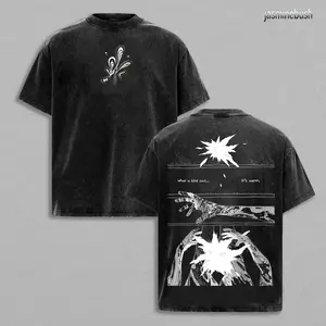 Retro Limited The Summer Hikaru Died Acid Washed Lightweight Cotton Tshirt, Horror Anime Shirt, Perfect Gift for Anime Fans and Manga Lovers anime fan clothes