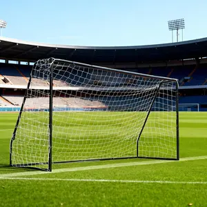 Heavy Duty Soccer Goal 12x6 FT Backyard Training, 1.97" Diameter Metal Frame Weather Resistant Powder Coated Galvanized Steel Net