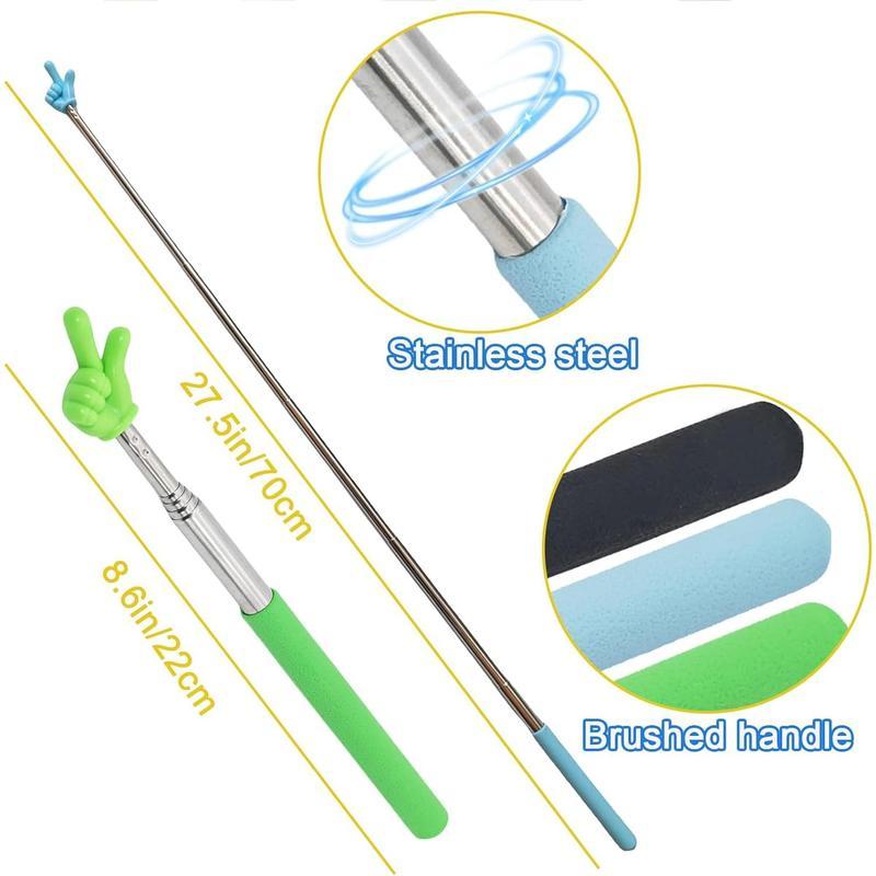 5 count Pointer Stick For Classroom  Multipurpose Teacher Pointer Stick, Extendable Classroom Pointer And Finger Pointer Stick, Engaging Colors  Classroom Essentials For Effective Presentations