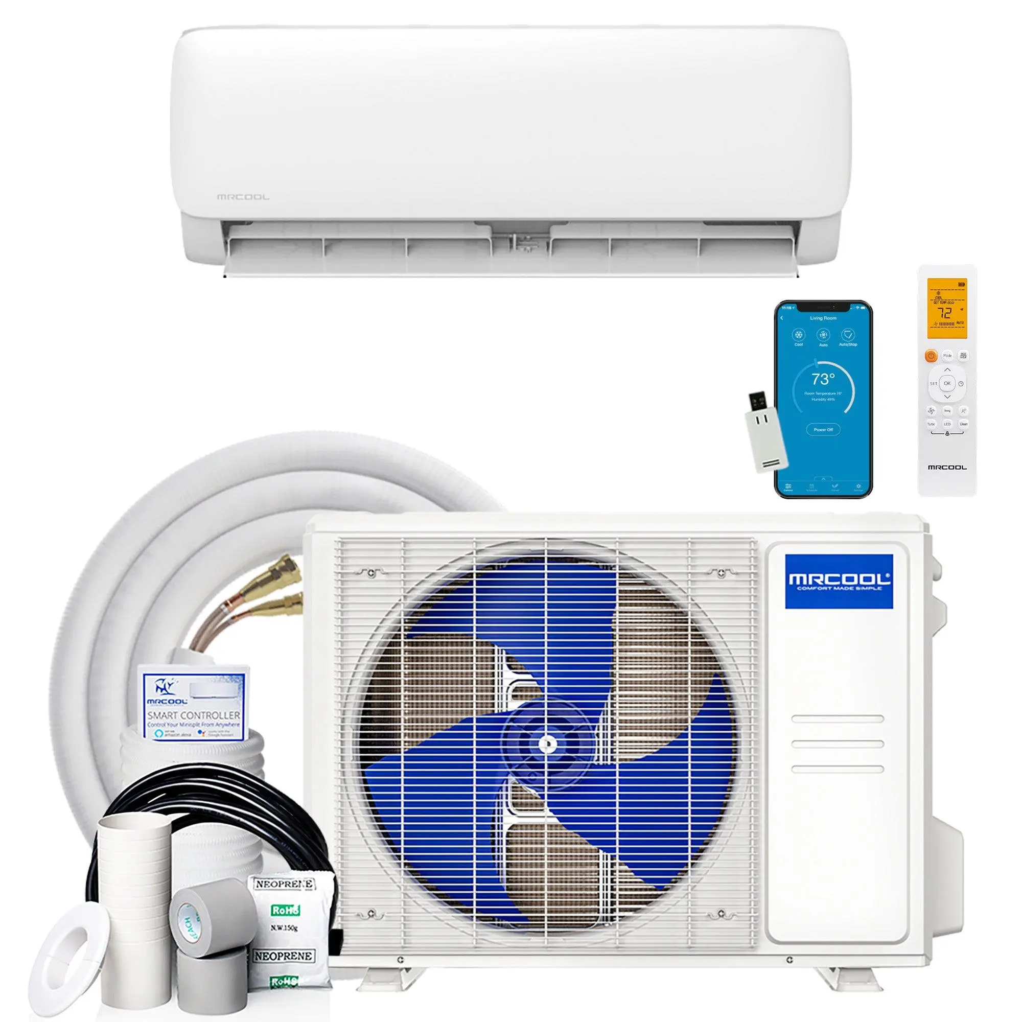 MRCOOL Easy Pro 12K BTU DIY Ductless Mini-Split Air Conditioner Heat Pump System MRCOOL Easy Pro 12K BTU DIY Ductless Mini-Split Air Conditioner Heat Pump System