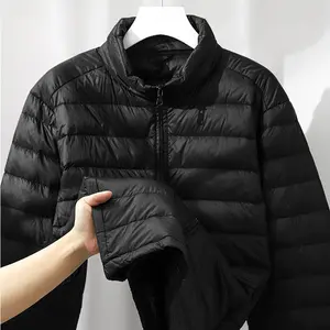 Boys Lightweight Water-Resistant Packable Hooded Puffer Jacket