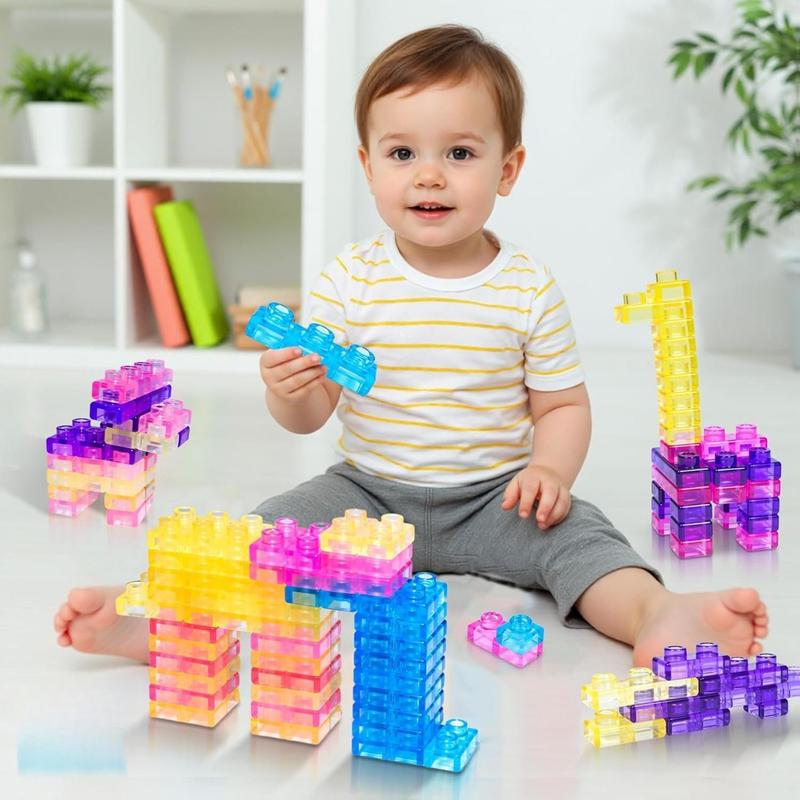 40 PCS Soft Building Blocks for Toddlers Montessori Squishy Stacking Toy Set Squeezable Stretchable Early Learning Construction Playset Multicolor Puzzle Blocks for Creative Play Safe for Tiny Hands