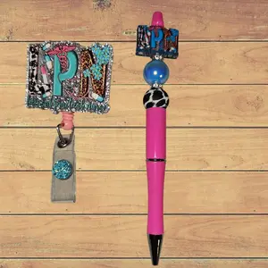LPN Badge Reel and Pen set