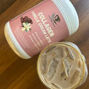 Glow Girl Coffee Collagen Vanilla Cream Latte -  Promote Healthy Skin - 500g Supplement Colagen Beauty Edible Healthcare