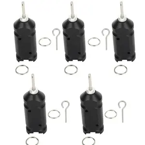5-Pack Camping Trip Wire Alarm Perimeter Early Warning System Bear Deterrent for Hiking Campsite (Adapter Not Included)