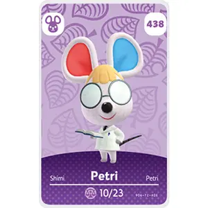 Petri - Villager NFC Card for Animal Crossing New Horizons Amiibo