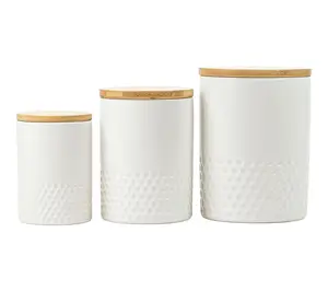 10 Strawberry Street 3-Piece Everyday Kitchen Canister Set