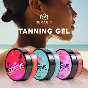 2BMagic Tanning Gel | Fast Tan Accelerator |Sun Tan Accelerator for Outdoor Beach & Tanning Beds | Non-Greasy Water-Resistant with Carrot & Coconut Oil