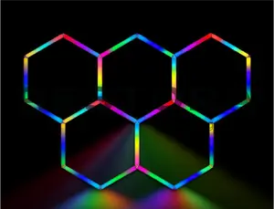 8' 5" x 5' 8" - RGB Hexagon Color Lights (5 Hexagons)