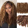 ISEE HAIR Highlight Burmese Curly Human Hair Bundles, Balayage Highlight Curly Hair Extensions, Soft Bouncy Double Weft Sew In Hair, Natural Volume Human Hair Weave, 100±5g/pc Unit Weight,#TikTokShopFallDealsForYou