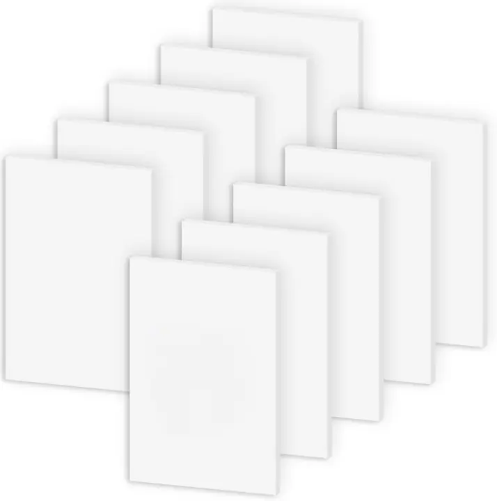 White Foam Boards 8" x 10"- 10 Pack -Double Sided Foam Core Board Signboard for Presentations School Office Rigid Polystyrene Styrofoam Foam Sheet,Foam Board for Crafts - 3/16" Thick (5mm), 8X10 Size