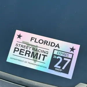 2027 Street Racing Sticker 2"x4"