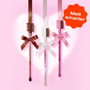 The Frontal Queen Lace Melting Brush for Wig Install | Seamless Lace Melt + Baby Hair Styling Tool | Precision Edge Brush for Laying Edges, Smoothing Lace, and Fixing Stuck Hairs | Must-Have Wig Install Tool for Flawless, Natural-Looking Results