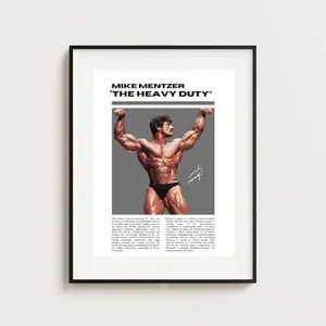 [Sale off up to 65%][Free Ship][No Frame] Mike Mentzer Poster, Bodybuilding Poster