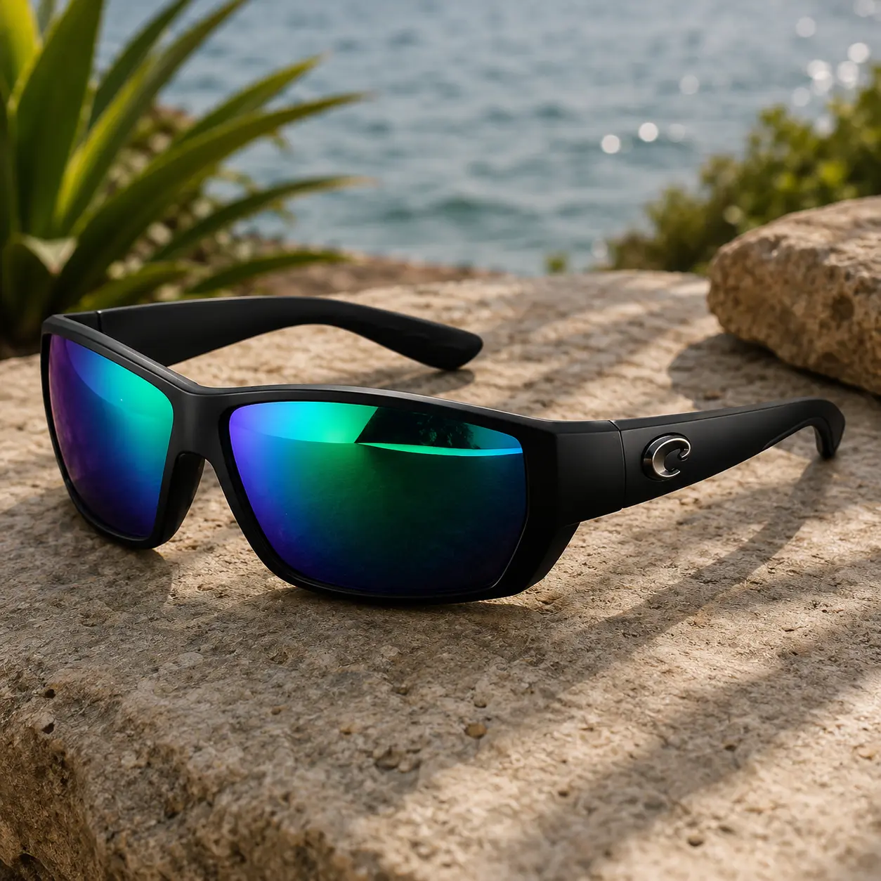 Men's Costa Del Mar 580G Fantail Polarized Sunglasses with UV Protection for Fishing, Boating