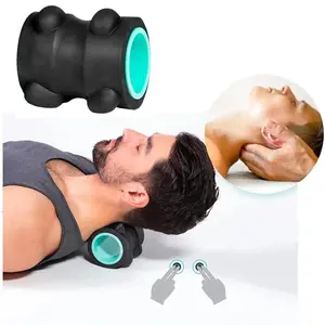 Neck Massager, Pressue Point Neck Massager, Trigger Point Massage Tool for Headache Relief, Unique Design Targets The Hard-to-Reach Neck Muscles, Fast, Easy, Effective Body Care