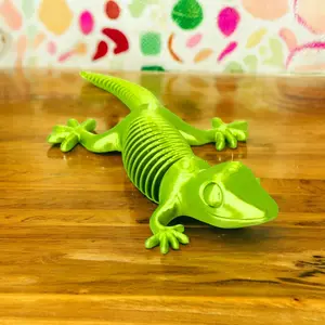 The Slinky Gecko - Green Lizard Toy with Green Color and Unique Design