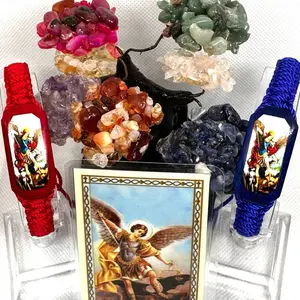 San Miguel Arcángel~Handmade Bracelet~Pulsera tejida a Mano