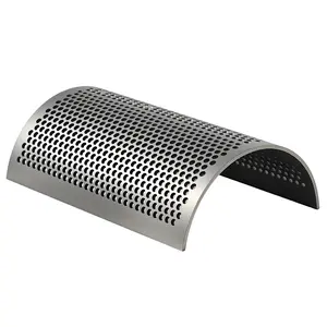 Screen Mesh For Plastic Shredder, High-Quality Steel Durable Mesh, 0.315 In/8 Mm High-Precision Aperture Screen, Compatible With Model 400 Plastic Grinder, Suitable For Small Particle Recycling