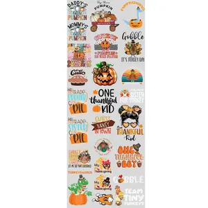 Tiny Turkeys DTF Transfers Gang Sheet 22” wide x 60” long