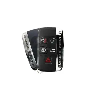 2010 - 2020 Land Rover Range Rover Key Evoque Sport / 5-Button Smart Key shell / PN: BJ32-15K601-AB / KOBJTF10A (Aftermarket with logo))