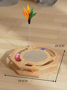 Starmen Wooden Scratch Board Rotating Balls in Tracks